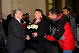 Beşiktaş, Rize'ye Çaykur Rizespor Maçı İçin Geldi