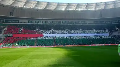Bursaspor Taraftarları Filistin'i Destekledi