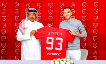 Ziyech, Al-Duhail'de!