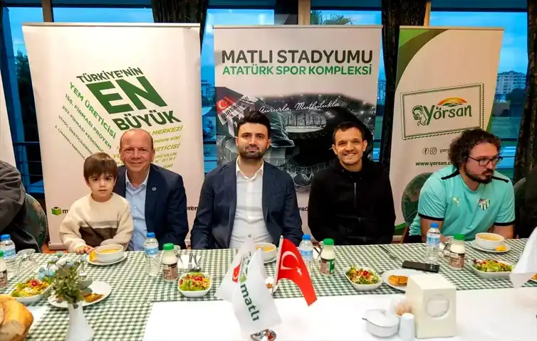 Matlı, Bursaspor'a Moral Desteği Verdi