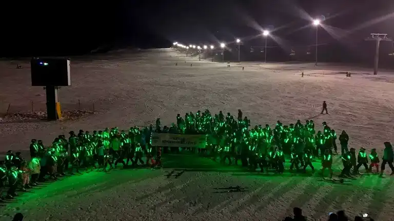 Erciyes'te Spor Şenliği ve Gece Kayağı Keyfi