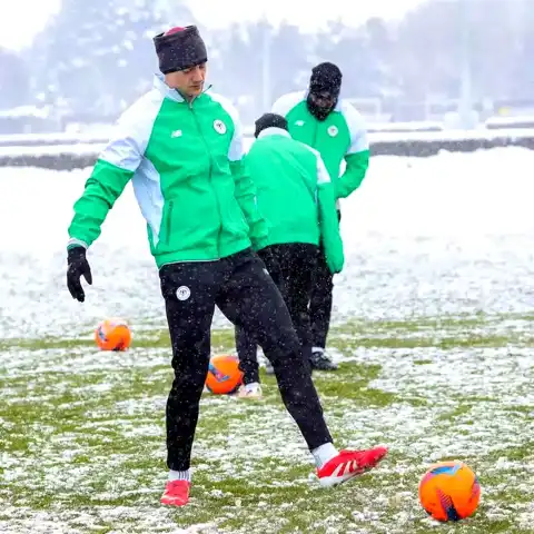 Konyaspor, Kayserispor'a Kar Yağışı Altında Hazırlandı!