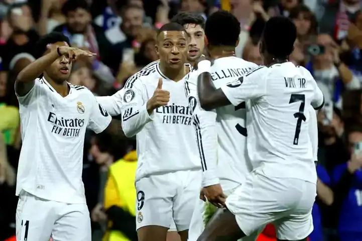 Real Madrid Şampiyonlar Ligi'nde Ezici Galibiyet Aldı!