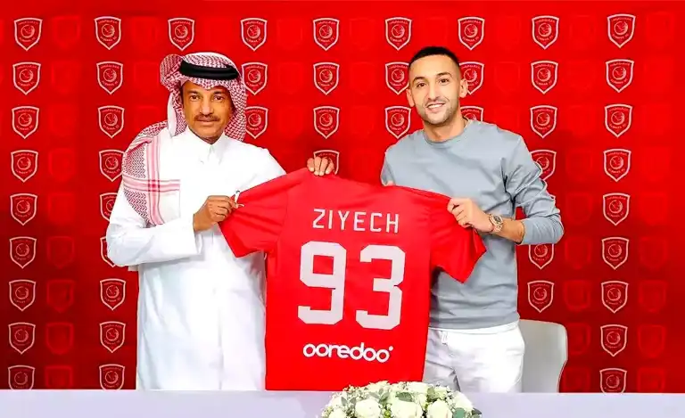 Ziyech, Al-Duhail'de!